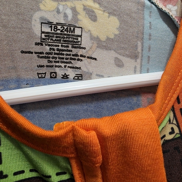 Pound Puppies Bamboo Convertible Zippy Sleeper Size 18-24 Months NEW! - Picture 6 of 6